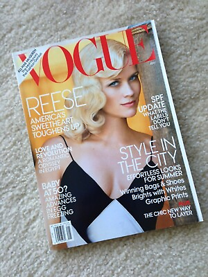 #ad Vogue magazine May 2011 featuring Reese Witherspoon read once stored shows age $12.56
