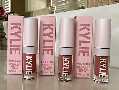 #ad 3 X KYLIE COSMETICS Matte Liquid Lipstick #808 0.03 Oz Each New In Box $12.88