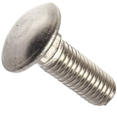 #ad 5 8 11 Carriage Bolts Stainless Steel Round Head Square Neck Coach Screws Qty 5 $193.84