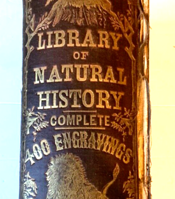 #ad Naturalist library 1854 `with four hundred engravings a956 $189.00