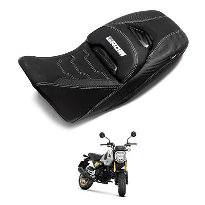 #ad REPLACEMENT DUAL CARBON SEAT STITCH BLACK FOR HONDA GROM MSX 125 2021 23 $386.01