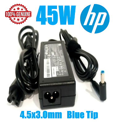 #ad OEM HP ProBook 640 650 G2 G3 G4 AC Adapter 45W Blue Tip AC Adapter Power Charger $8.79