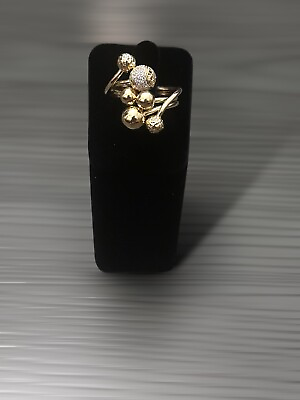 #ad Women’s 14k Yellow Gold Ring Beautiful Design $525.00
