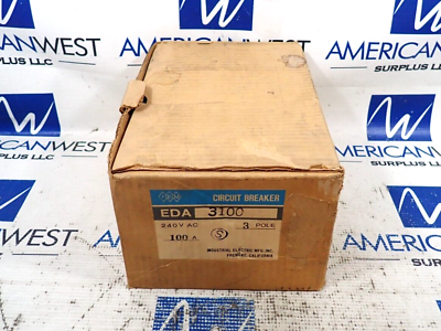 #ad New IEM EDA3100 3 Pole 100 Amp 240 Volt 14kA@240V Circuit Breaker New In Box $315.00