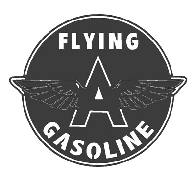 #ad #ad FLYING A GASOLINE SHIELD VINTAGE OIL GAS PUMP METAL SIGN MOBIL REPRODUCTION $65.00