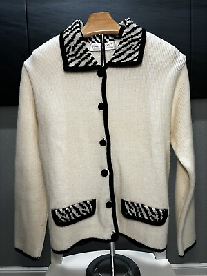 #ad Karen Scott Womens Sweater size M Long Sleeve Knit $40.00
