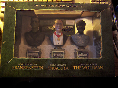 #ad Universal Monsters Legacy with Heads DVD EXCELLENT CONDITION $139.99