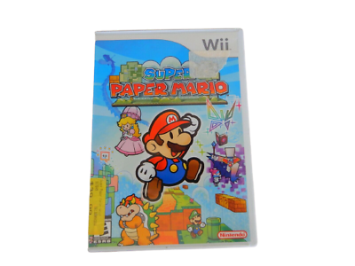 #ad Super Paper Mario Wii Game complete $44.99