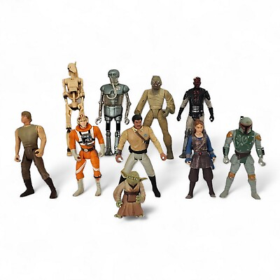 #ad Kenner amp; Hasbro Star Wars Mixed Action Figures Set of 10 $39.99
