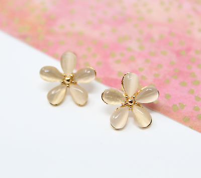 Fashion Flower Earrings Stud Dangle Charm Women Wedding Jewelry Woman Girl Gifts $10.99