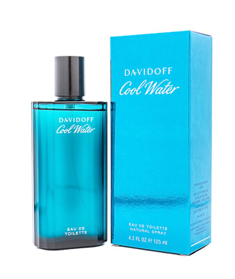 Cool Water by Davidoff 4.2 oz EDT Cologne for Men New In Box $24.06