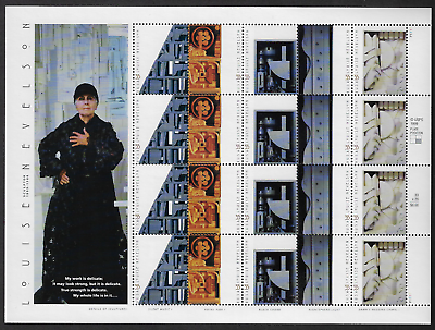 #ad #ad US Stamps Full Pane of 20 Louise Nevelson #3379 3383 MNH $10.62