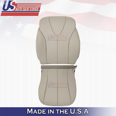#ad 2007 to 2011 Fits Toyota Camry Driver Bottom amp; Top Leather Seat Cover Tan $332.49