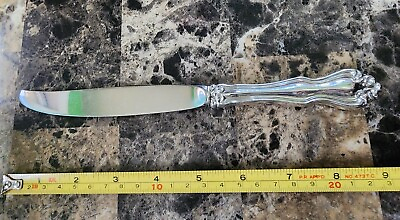 #ad VERY NICE STERLING SILVER 🤑🥈 HANDLED MODERN HOLLOW PLACE OR DINNER KNIFE $26.99