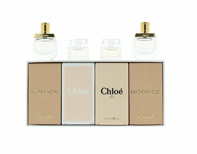 #ad Chloe 4 piece miniature women gift set 2 x nomade 2 x chloe NIB $45.99