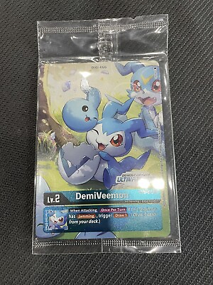 #ad DemiVeemon BT3 002 Ultimate Cup 2022 Release Special Booster SEALED $25.00