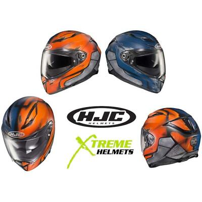 #ad HJC F70 Deathstroke Helmet Full Face Inner Shield Pinlock Ready DOT ECE XS 2XL $184.96