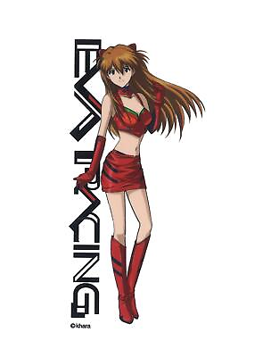 #ad General Sticker Evangelion Racing Eva Racing Sticker Asuka Race Queen Character $25.95