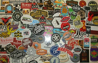#ad New Sticker Lot of 10 different Craft Beer Decal Brewery Logo random assortment $13.88