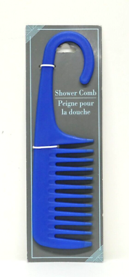 #ad 1 X Shower Comb Hair Wide Tooth Dry Wet Gently Detangles Thick Long Detangling $3.75