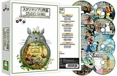 #ad Hayao Miyazaki Studio Ghibli Special Edition Collection 25 Movies DVD 9 Disc $20.89