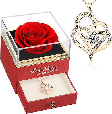 #ad Rose Gifts with I Love You Heart Pendant Mothers Day Gifts Flower Gifts for Wo $45.99