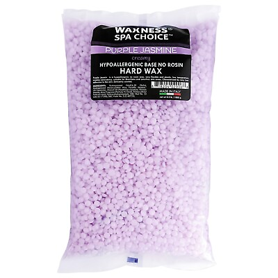 #ad Waxness Spa Choice Purple Jasmine Demi Creamy No Rosin Hard Wax Beads 2.2 lb 1kg $26.99