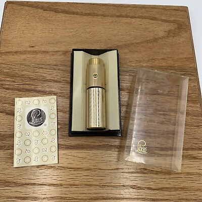 #ad Vintage Luxus Perfume Spray Atomizer In Original Box With Insert Refillable $24.99