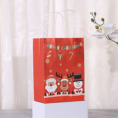 #ad #ad 20pcs Christmas Gift Bags Smooth Touch Decorative Excellent Workmanship $25.79
