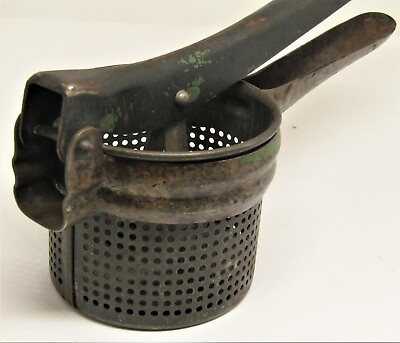 #ad Antique Vintage Metal Potato Ricer Masher Press Farmhouse Kitchen Tool.203 $15.49