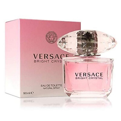 Versace Bright Crystal 3.0 oz Women#x27;s Perfume Spray EDT NEW FACTORY SEALED BOX $31.00