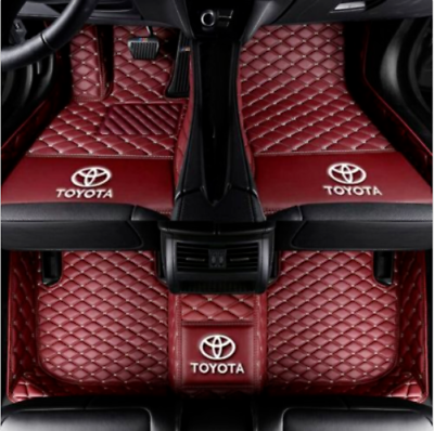 For Toyota All Models Waterpr Custom Car Floor Mats Front amp; Rear Carpet Liner $82.75