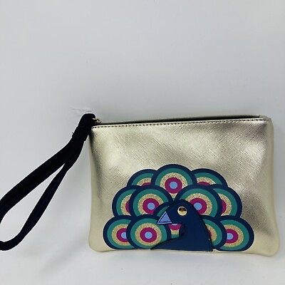 Peacock Clutch Makeup Cosmetic Bag Pouch VIP GIFT NEW $15.99