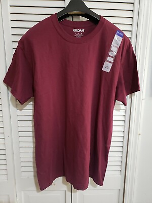 #ad Gildan Mens Cotton Short Sleeve Plain T shirt see condition shirt55 $12.46