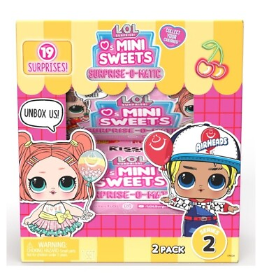 #ad 2 PK LOL Surprise Mini Sweets Surprise O Matic Dolls Airheads $17.00