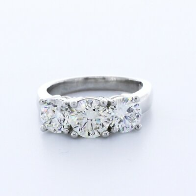 #ad 2.91ct G VS2 Round Natural Certified Diamonds 14k Classic Matching Bridal Set $7789.14