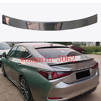 #ad Rear Roof Trunk Spoiler Tail Wing For 19 2023 Lexus ES 250 300h 350 Real Carbon $249.99