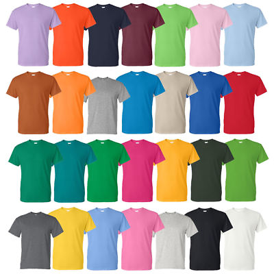 #ad Gildan Men#x27;s DryBlend 50 50 T Shirt Pack of 12 Bulk Lot Solid Blank 8000 NEW $57.65