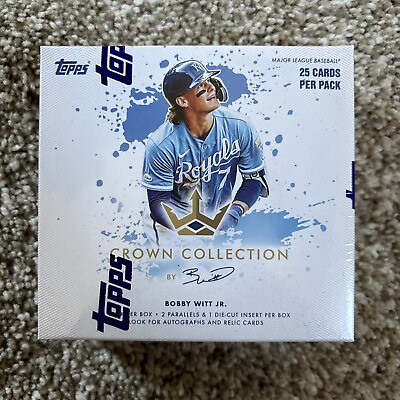 #ad 2022 Topps X Bobby Witt Jr. Crown Collection Baseball Factory Sealed Box $65.00