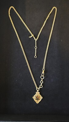 #ad #ad Banana Republic Pendant Necklace Chain Link Gold Tone 29quot; $10.00