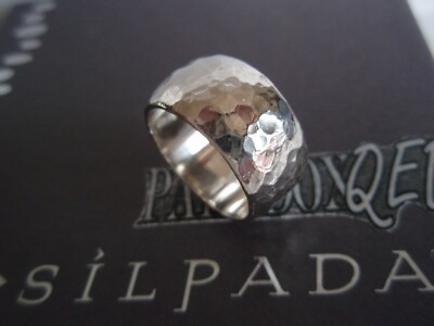 #ad SILPADA BOLD RETIRED RARE Hammered Sterling Silver 925 Ring Size 6 3 4 R1343 $49.99