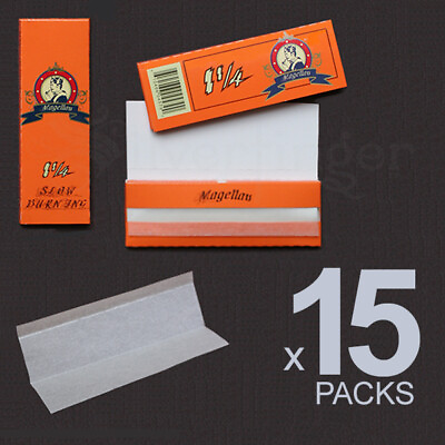#ad #ad ROLLING PAPERS 15 PACKS 1.25 1¼ 77x45 mm 32 Leaves Cigarette Paper THEY ROCK $10.37