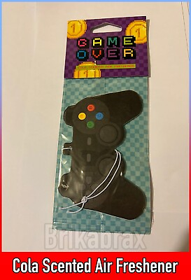 #ad JOB LOT 7x GAME OVER Gamer Controller Shaped Novelty Shaped Car Air Fresheners GBP 9.99