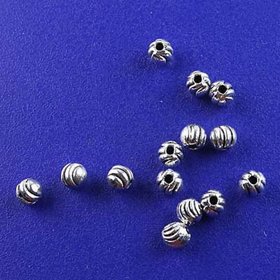 #ad 100pcs Tibetan silver pumpkin spacer beads h2616 $2.50