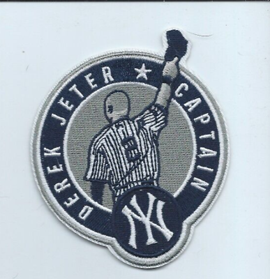 #ad New 3 x 3 1 2 Inch Derek Jeter Retiement Yankees Iron on Patch Free Ship $4.99