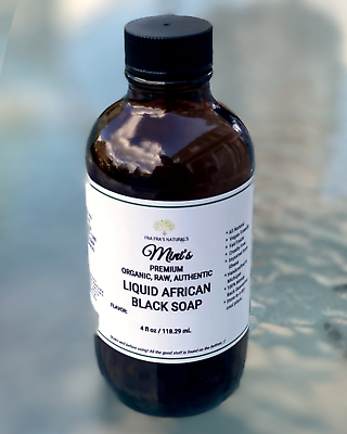 Fra Fra#x27;s Mini#x27;s Premium Organic Raw Liquid African Black Soap Designer Scen $12.99