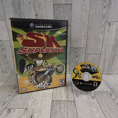 #ad SX Superstar GameCube Nintendo No Manual Climax Solent Supercross Moto Dirt Bike $9.99