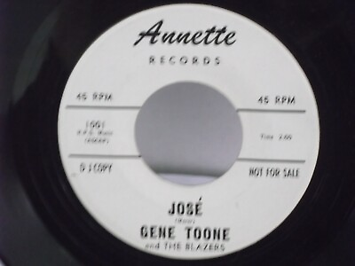 #ad Gene TooneAnnette 1001quot;You#x27;re My Babyquot;US7quot;45PROMONorthern Soul1964MINT $300.00