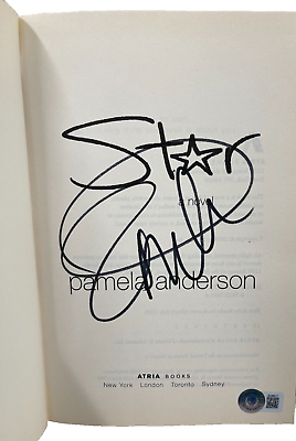#ad Pamela Anderson Signed Star Hardcover Book Authentic Autograph Beckett $250.00