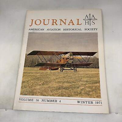 #ad AAHS Journal Volume 16 Number 4 Winter 1971 $16.70